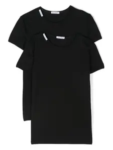 Комплект из двух футболок с логотипом Dolce & Gabbana Kids, черный