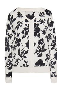 Тонкий вязаный свитер Usha Sweater, черный/белый