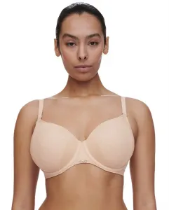 Бюстгальтер-спейсер на косточках с подушечками и кружевом с эффектом второй кожи Линия Pure Lace Chantelle, бежевый