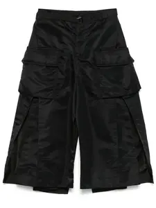 Юбка миди с разрезами SACAI, черный