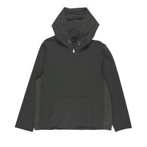 Худи Les Tien Pique Raw Zip Hoodie 'Washed Forest', зеленый