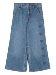 Billieblush джинсы с принтом в виде сердца, синий