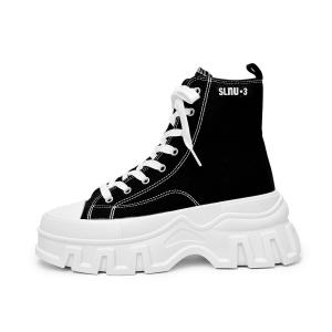 Кеды унисекс высокие белые Slnu★3