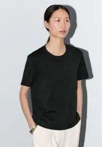 Простая футболка Massimo Dutti, Black