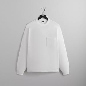 Футболка Kith Long Sleeve Leonard Pocket Tee, белый