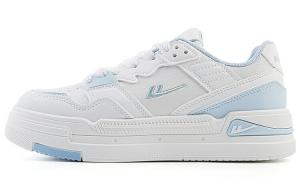 Кроссовки WARRIOR Skateboarding Shoes Women's Low-top White/Light Blue, белый/голубой
