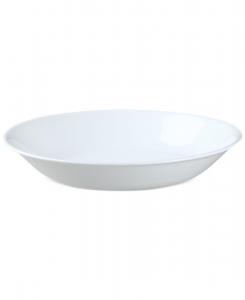 Белая тарелка для пасты Corelle, White