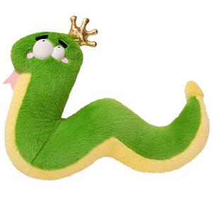 Плюшевая кукла Crown Snake Dolls высота 65см длина 85см Mise, зеленый