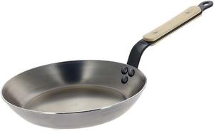 Сковорода De Buyer B Bois Collection Mineral B Element, чугунная, деревянная, 28 см