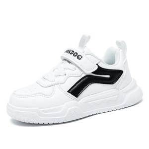 Детские кроссовки для скейтбординга с дышащей, нескользящей подошвой и амортизацией BOBDOG, белый/черный