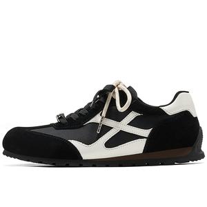 GG-CC GG CC Модные тренды Повседневные легкие низкие кеды с цветными блоками и платформой для женщин Черные, цвет Black