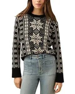 Свитер с круглым вырезом «Сан-Вэлли» Faherty, мультиколор