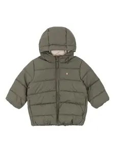 Утепленная куртка с капюшоном и застежкой-молнией Alpi Konges Sløjd, зеленый