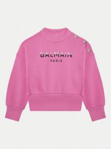 Толстовка обычного кроя BV4A90-Z0081 Balmain, розовый