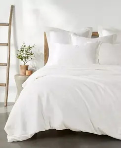 Пододеяльник из стираного льна, односпальный, размер xl Levtex, cream