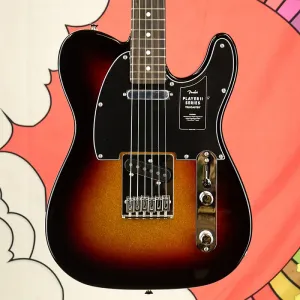 Fender Limited Edition Player II Telecaster, гриф из палисандра, блестящее трехцветное солнце
