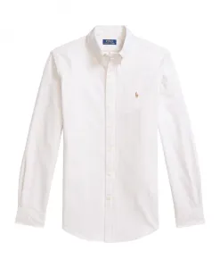 Рубашка-Оксфорд в полоску, сшитая на заказ. Ralph Lauren, белый