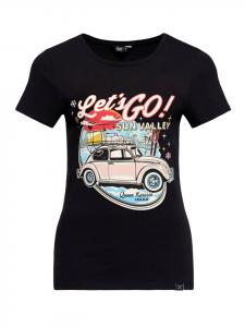 Футболка Queen Kerosin Sun Valley, черный