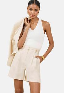 Шорты Lipsy REGULAR FIT-WITH TAB DETAILING., Natural/Beige