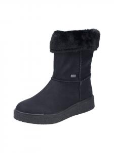 Rieker Удобные ботильоны черного цвета