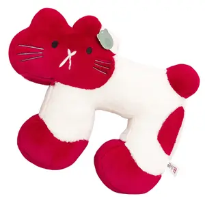 Коллекционная плюшевая кукла BBQ Cat высотой 50см/80см Howard, розовый