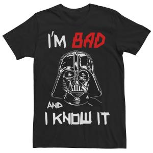 Мужская футболка Darth Vader Bad and I Know It Star Wars