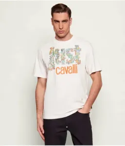 Футболка regular fit Just Cavalli, экрю