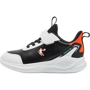 Детская повседневная обувь для дошкольников QIAODAN, черный/белый/оранжевый