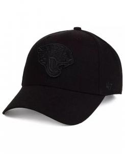 Черно-черная кепка Jacksonville Jaguars MVP с ремешком на спине '47 Brand, черный
