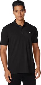 HUGO Мужская поло с коротким рукавом и логотипом, Regular Fit, Slate Black