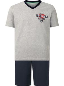 Короткая пижама Jan Vanderstorm Edin, серый