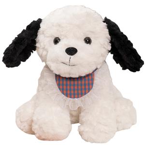Плюшевая кукла щенок биб 25 см высота Julebaby, белый