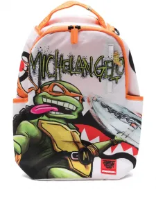 Рюкзак Микеланджело Черепашка-ниндзя sprayground kid, белый