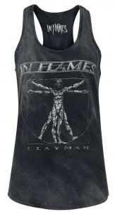 Топ In Flames Clayman Vitruvian, черный