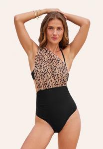 Купальник Cupshe Swimsuit, Brown Black/Brown
