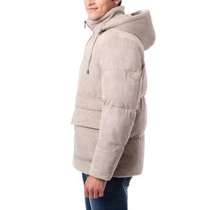 Вельветовый пуховик Bernardo, цвет stone