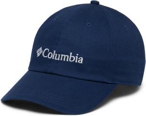 Бейсболка Columbia Unisex Provisions, цвет Lemon Wash/Mountain Landscape, Collegiate Navy/Logo