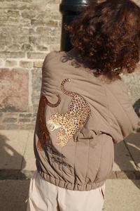 Детская куртка-бомбер JUNO BOMBER JACKET Konges Sløjd, коричневый