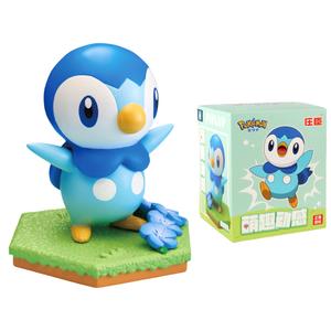 Коллекция заводных фигурок Pokémon в стиле чиби: Pikachu, Piplup, Scorbunny, Gengar и Mystery Q Snorlax Johnson