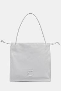 Кожаная сумка Coccinelle, серый