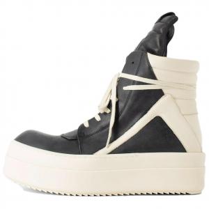 RICK OWENS Женские высокие скейтерские кроссовки RO черные