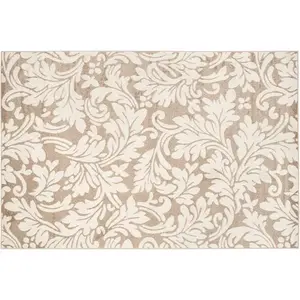 Коврик Amherst с вьющейся лозой для дома и улицы Safavieh, бежевый, 92x153 см