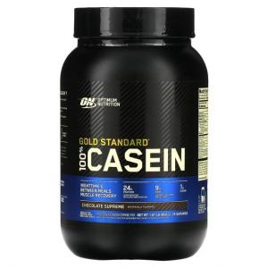 Спортивная добавка Optimum Nutrition Gold Standard 100 % казеин высший шоколад, 850г