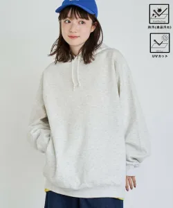 Толстовка Clean Plus Sweat Pullover Hoodie Устойчива к пятнам (пищевым пятнам), защита от УФ-излучения Coen, цвет Lt.Gray