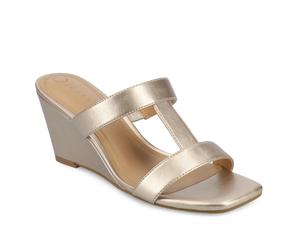 Сандалии Journee Clodie Wedge Sandal, Champagne