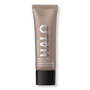 Увлажняющий тонирующий крем Mini Halo Healthy Glow с широким спектром защиты SPF 25 Smashbox, Dark Neutral (dark with a neutral undertone)