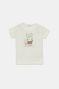 Хлопковая футболка для малышей United Colors Of Benetton, белый