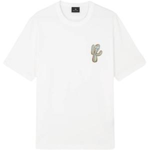 Футболка с принтом Cactus Paul Smith, Ecru