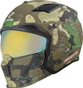 Шлем Bogotto radic camo 22.06, Green Matt
