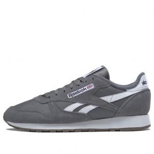 Беговые кроссовки Reebok Classic Leather 'Pure Grey White', серый